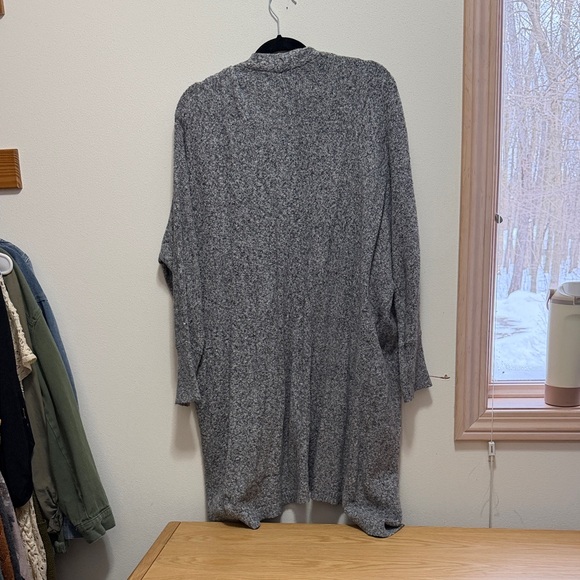 Old Navy Heather Gray Cardigan Sweater - Picture 2 of 2